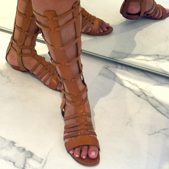 Tall Saint Laurent Gladiator sandals. Worn only a few times. - Picture 1 of 9